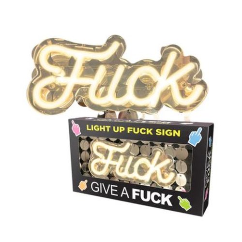 NEON FUCK LIGHT UP SIGN