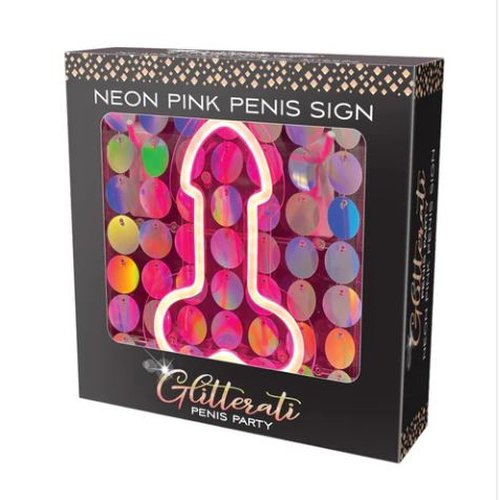NEON PENIS LIGHT UP SIGN