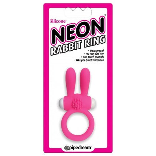 NEON RABBIT RING PINK - PD201611