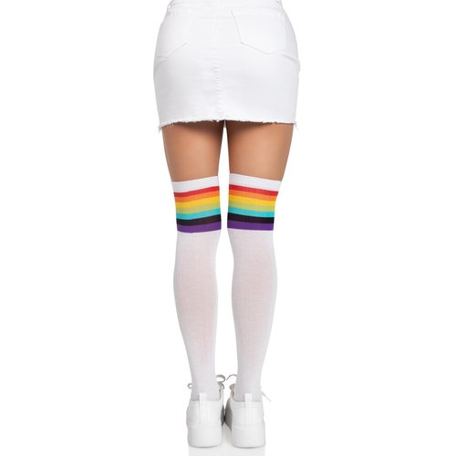 Nia Rainbow Thigh High Stockings - 6612      10122