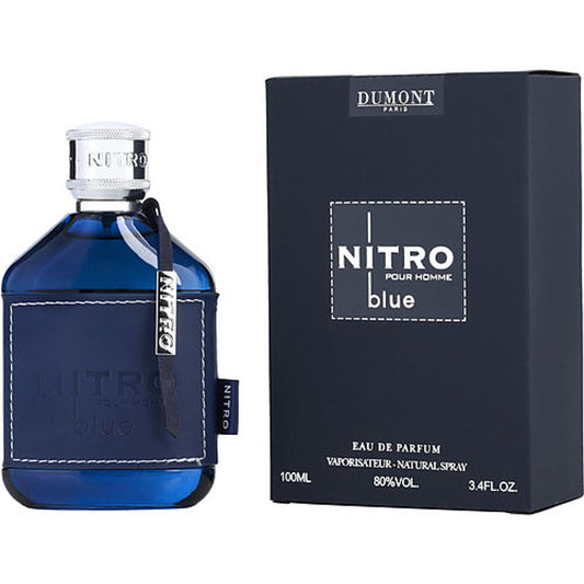 NITRO BLUE BY DUMONT 3.4OZ, MEN'S PERFUME, EDP-Pinkfoxxx