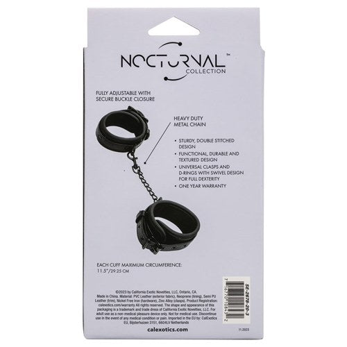 Nocturnal Collection  Ankle Cuffs