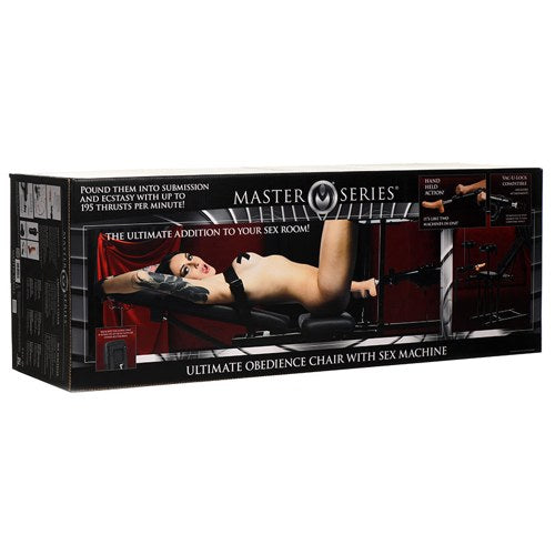 Obedience Chair with Sex Machine [DROP SHIP ONLY]