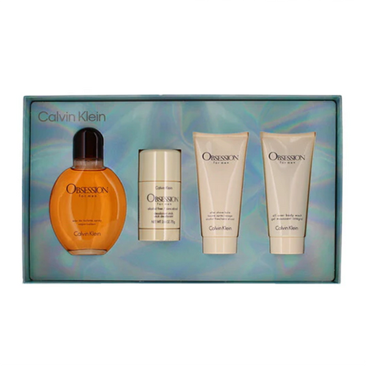 OBSESSION 4 PC SET, MEN'S GIFT SET-Pinkfoxxx