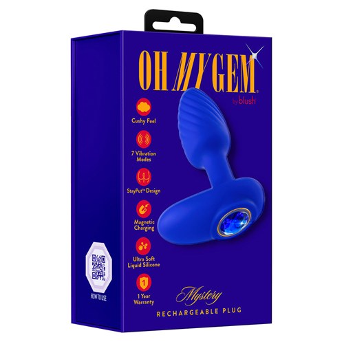 Oh My Gem Mystery Plug-Sapphire