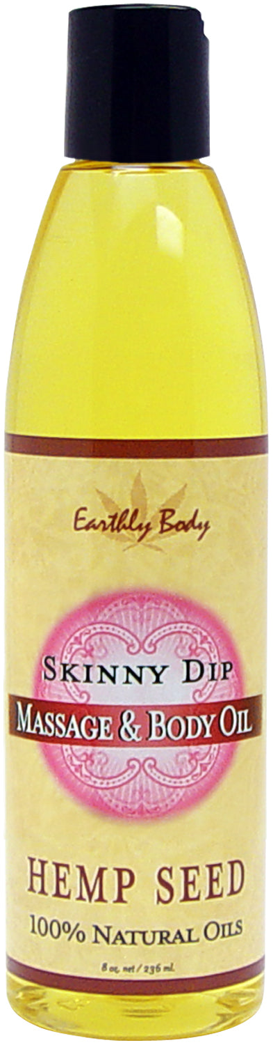MASSAGE & BODY OIL SKINNY DIP 8 OZ - EBMAS021