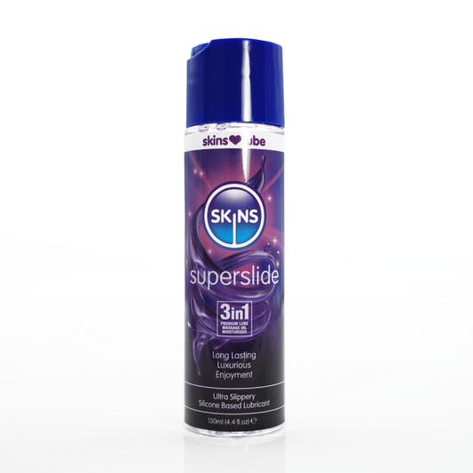 Skins Superslide Silicone Based Lubricant 4.4 fl oz (130ml) - SKLUBSS4