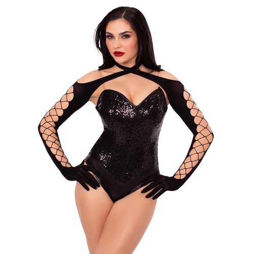 Opaque Gloved Shrug - 81591     00122
