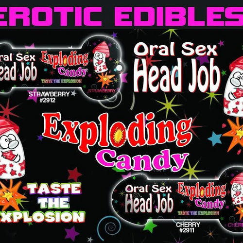 HEAD JOB ORAL SEX CANDY STRAWBERRY RED