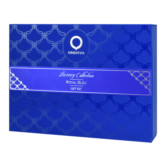 ORIENTICA ROYAL BLUE 4PC SET, WOMEN'S GIFT SET-Pinkfoxxx