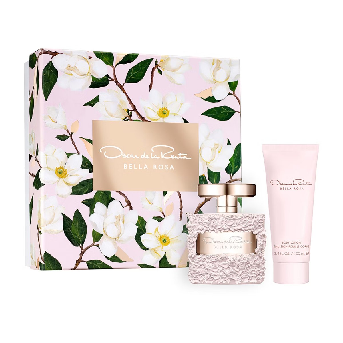 OSCAR BELLA ROSA 2PC SET, WOMEN'S GIFT SET, EDP-Pinkfoxxx