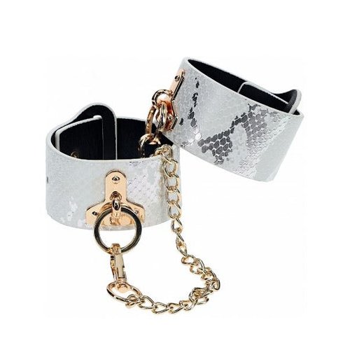 OUCH! FLORENCE COLLECTION HANDCUFFS - WHITE - SHTOU999WHT