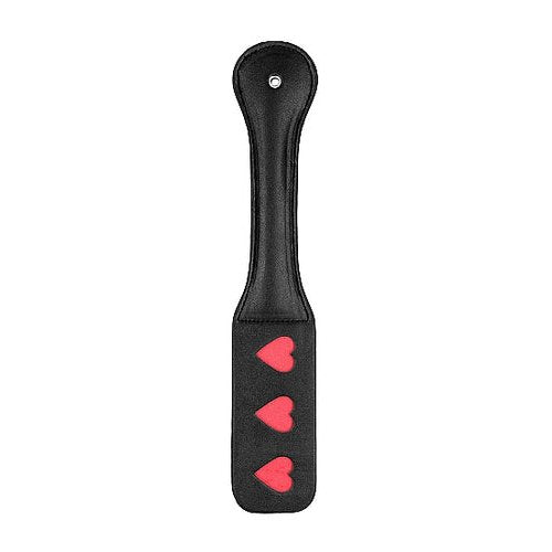 OUCH! PADDLE HEARTS BLACK - SHTOU425BLK