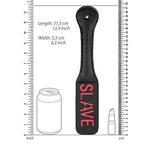 OUCH! PADDLE SLAVE BLACK - SHTOU422BLK