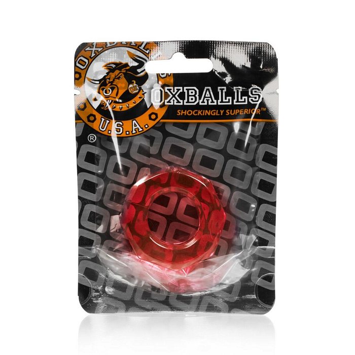 HUMPBALLS COCKRING ATOMIC JOCK CLEAR RED (NET) - OXAJ1077RBY