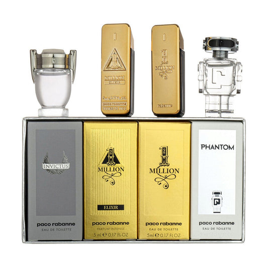 PACO RABANNE 4PC SET, MEN'S GIFT SET, EDT