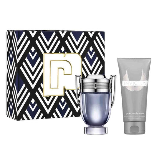 PACO RABANNE INVICTUS 2PC SET, MEN'S GIFT SET, EDT-Pinkfoxxx