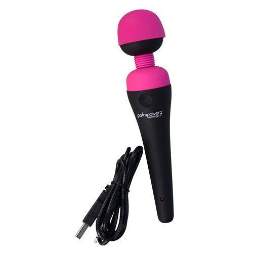 PALM POWER MASSAGER FUSCHIA RECHARGEABLE WATERPROOF - BMS30628