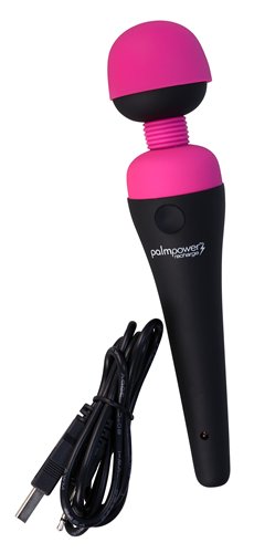 PALM POWER MASSAGER FUSCHIA RECHARGEABLE WATERPROOF - BMS30628