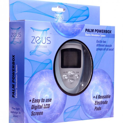 ZEUS ELECTROSEX 6 MODE PALM POWERBOX WITH PADS - XRAC126