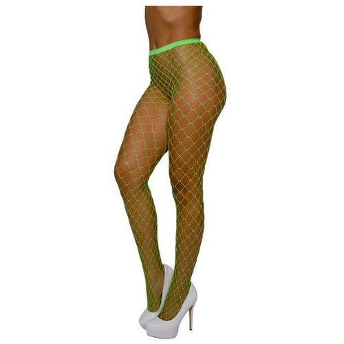 PANTYHOSE FENCE NET NEON LIME OS - DG0010NLM