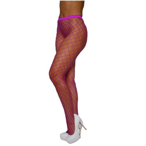 PANTYHOSE FENCE NET NEON MAGENTA OS - DG0010NMG