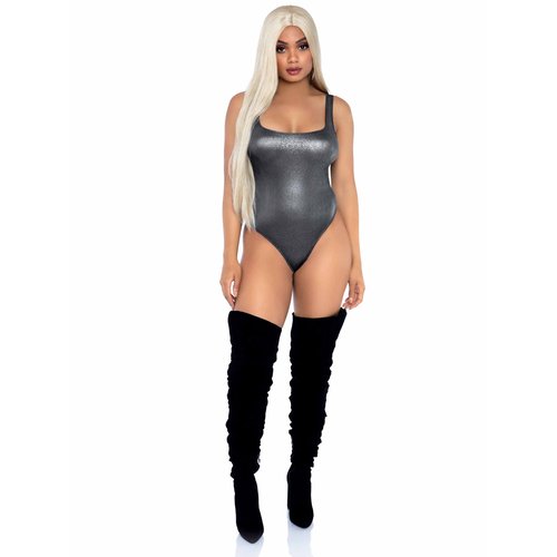 Party Girl Shimmer Thong Bodysuit - 89265     02706