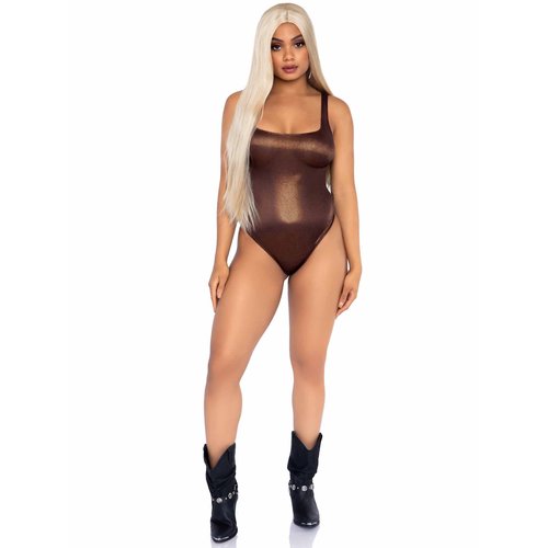 Party Girl Shimmer Thong Bodysuit - 89265     02706