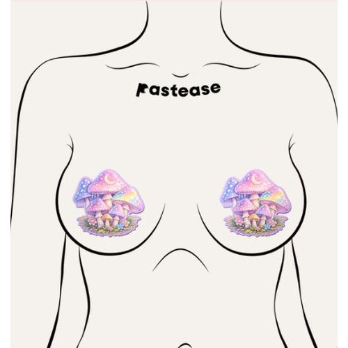 PASTEASE PASTEL CELESTIAL FAIRYCORE MUSHROOM BREAST PASTIES - PASSHRMSFCOR5