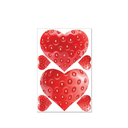 TASTEASE STRAWBERRY EDIBLE NIPPLE PASTIES & PECKER WRAPS - PASTTSSTW