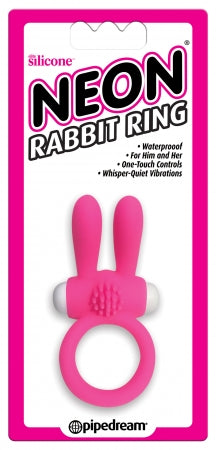 NEON RABBIT RING PINK - PD201611