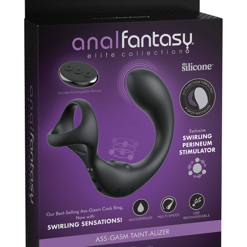 ANAL FANTASY ELITE ASS-GASM TAINT-ALIZER - BLACK - PD479423