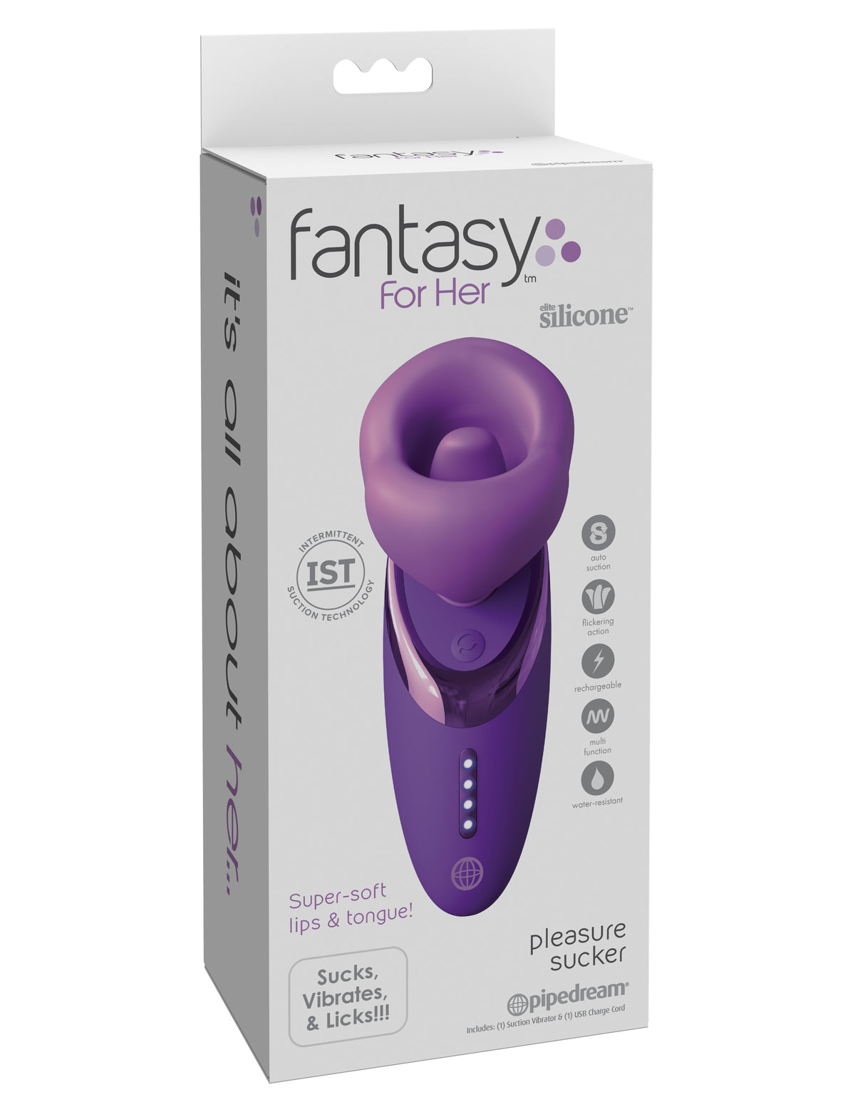 FANTASY FOR HER PLEASURE SUCKER - PURPLE - PD496912