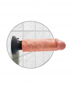 KING COCK 6 IN COCK FLESH VIBRATING - PD540121