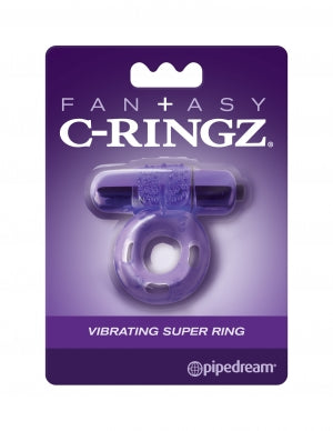 FANTASY C RINGZ VIBRATING SUPER RING PURPLE - PD586012