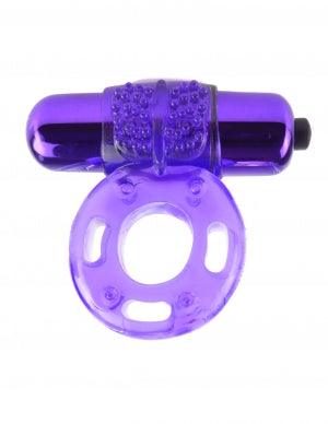 FANTASY C RINGZ VIBRATING SUPER RING PURPLE - PD586012
