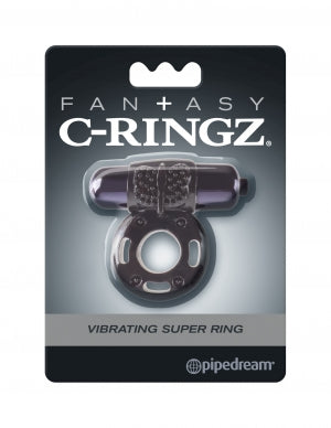 FANTASY C RINGZ VIBRATING SUPER RING BLACK - PD596023