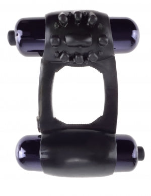 FANTASY C RINGZ DUO VIBRATING SUPER RING BLACK - PD596323
