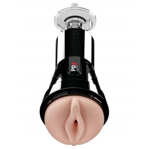 PDX ELITE COCK COMPRESSOR VIBRATING STROKER - PDRD509