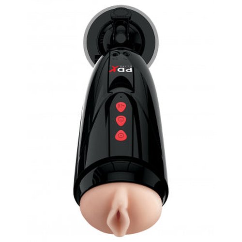 PDX ELITE DIRTY TALK STARTER STROKER LIGHT/BLACK - PDRD524