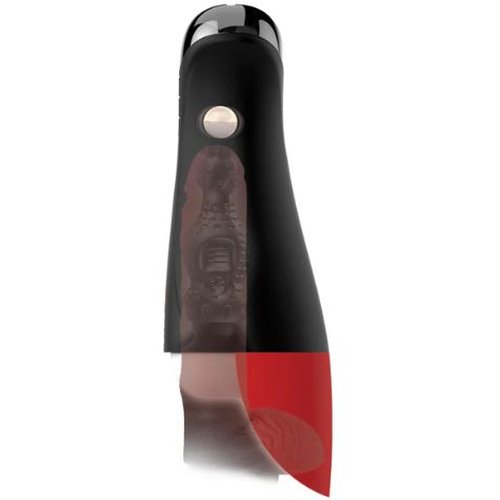 PDX ELITE FUCK-O-MATIC PRO XL WHITE/RED - PDRD55420