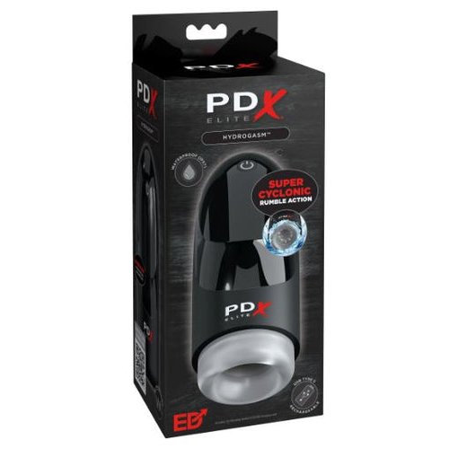PDX ELITE HYDROGASM CLEAR/ BLACK - PDRD54820
