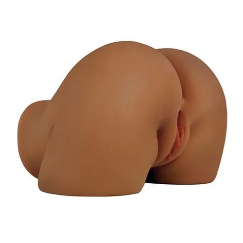 PDX ELITE SHAKE THAT ASS VIBRATING MEGA MASTURBATOR BROWN - PDRD63229