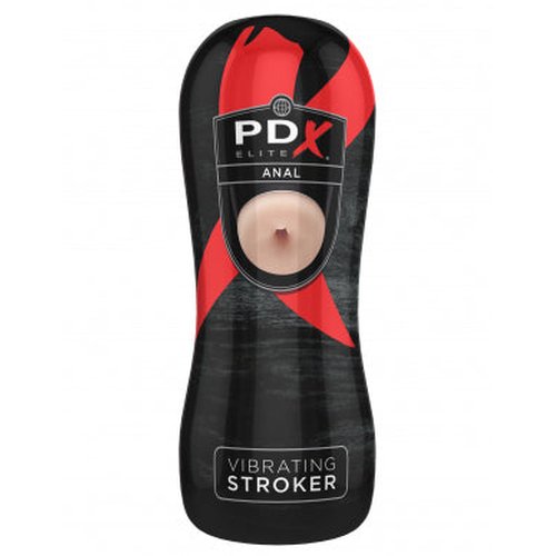 PDX ELITE VIBRATING ANAL STROKER - PDRD522