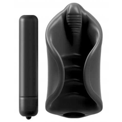 PDX ELITE VIBRATING SILICONE STIMULATOR - PDRD500
