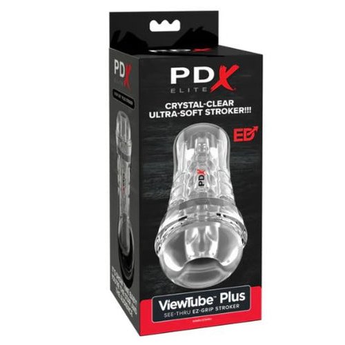 PDX ELITE VIEWTUBE SEE-THRU EZ/GRIP STROKER CLEAR - PDRD55720