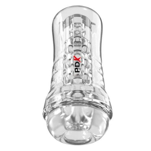 PDX ELITE VIEWTUBE SEE-THRU EZ/GRIP STROKER CLEAR - PDRD55720