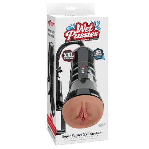 PDX EXTREME SUPER SUCKER XXL STROKER BROWN - PDRD44829