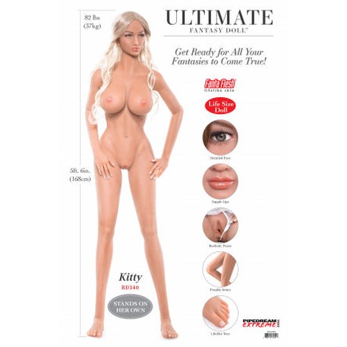 PDX ULTIMATE FANTASY KITTY DOLL (W/O RETAIL BOX) - PDRD340