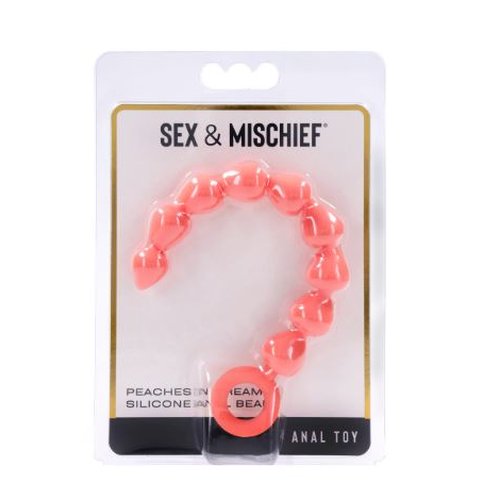 PEACHES N CREAME SILICONE ANAL BEADS - SS10214